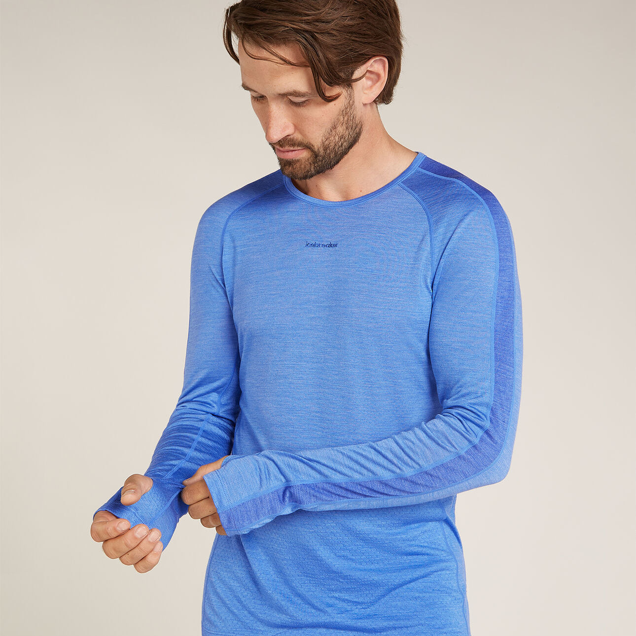 125 ZoneKnit™ Merino Blend Long Sleeve Crewe Thermal Top (Men's) - IB0A56H3 - Past Season