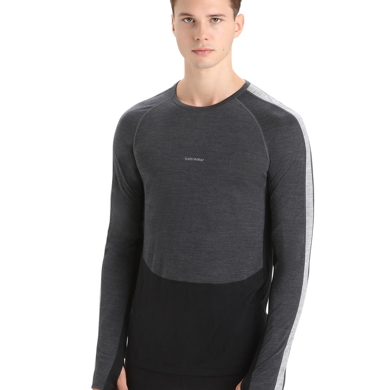 125 ZoneKnit™ Merino Blend Long Sleeve Crewe Thermal Top (Men's) - IB0A56H3 - Past Season