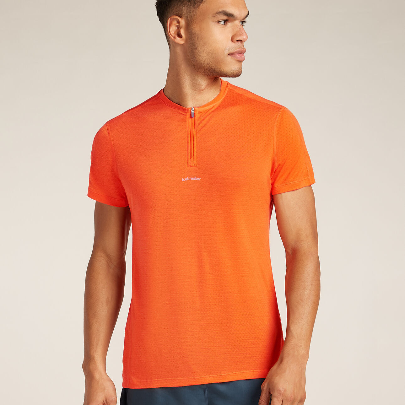 Merino Blend 125 Cool-Lite™ Speed Short Sleeve Quarter Zip Top (Men's) - 0A577D - Past Season