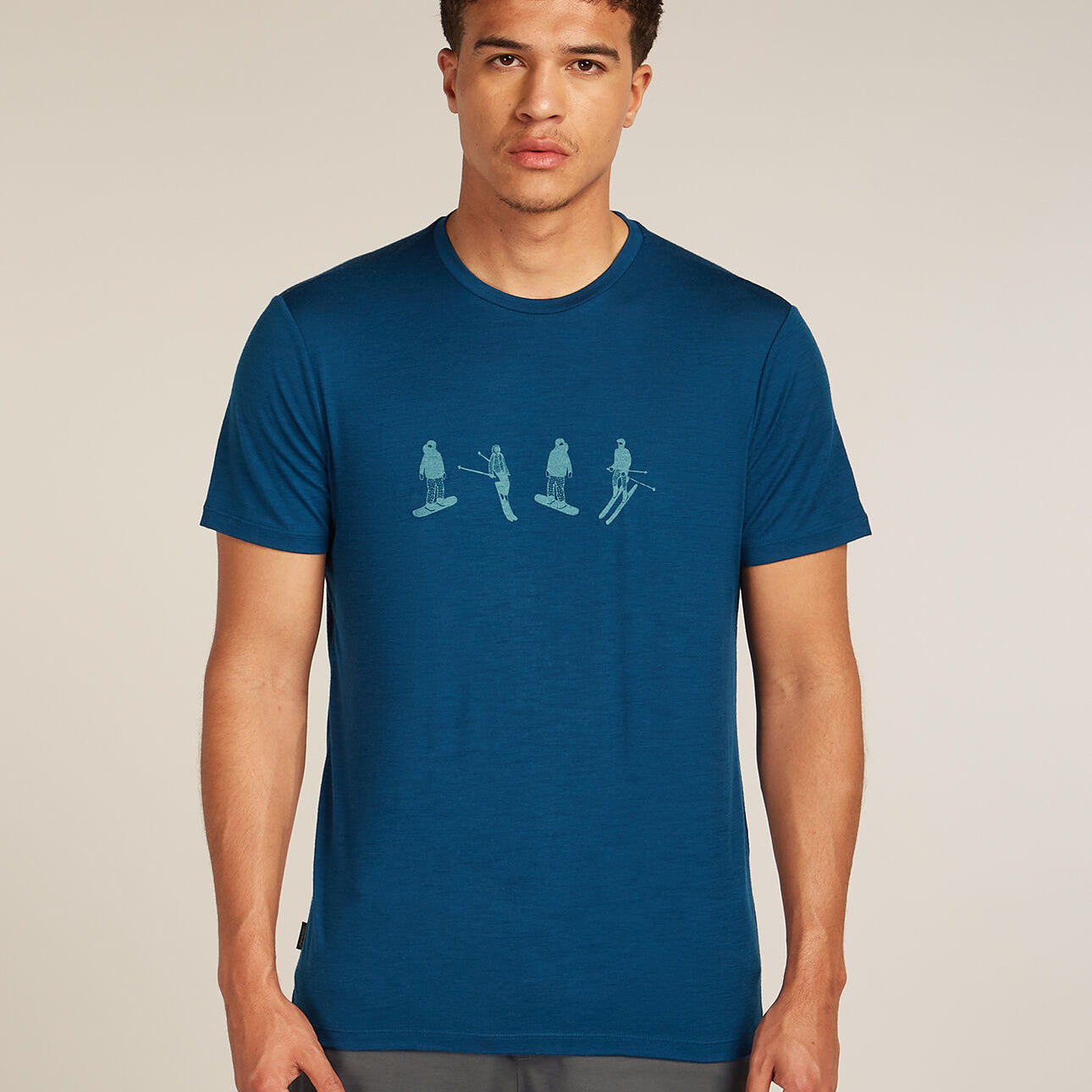 Merino 150 Tech Lite Short Sleeve T-Shirt Snow Day (Men's) - IB0A57BZ