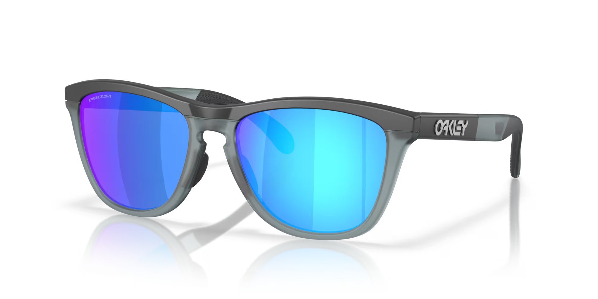 OAKLEY FROGSKINS ブラック　カラフルフレーム　PRIZUMレンズ Oakley - Frogskins™ Range - Matte Black w/ Prizm Sapphire Lenses