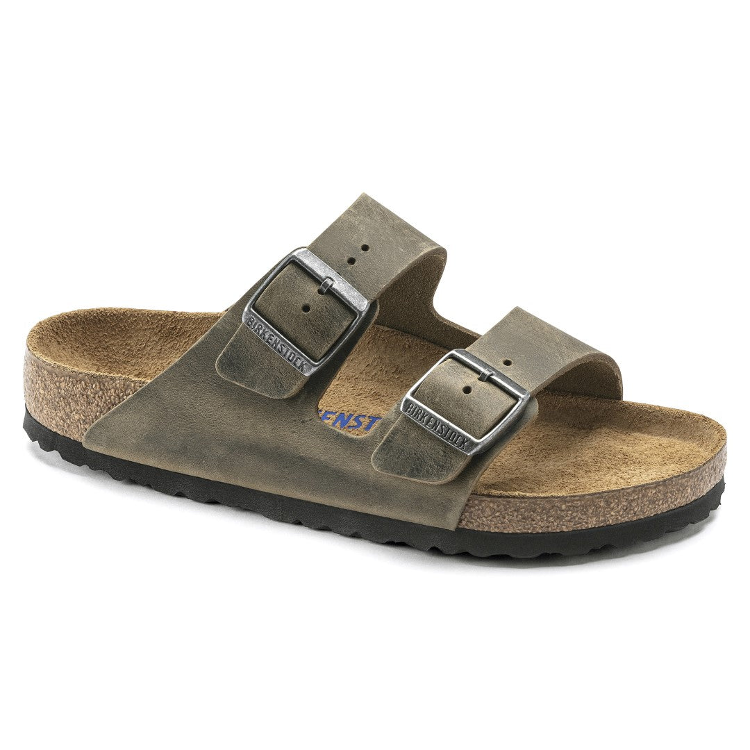 Arizona Soft Footbed Oiled Leather - Faded Khaki