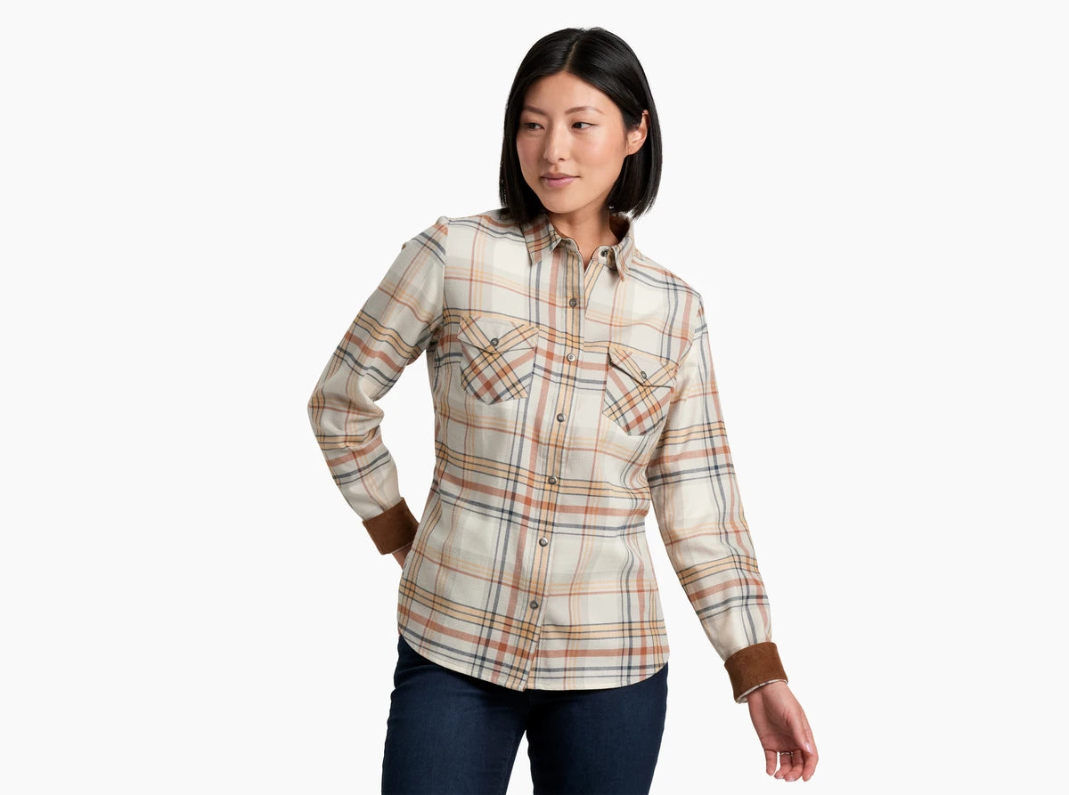 トップス WHIMSY / MULTI FLANNEL S/S SHIRT Kuhl - Women's Tess Flannel Shirt | The Outfitters – The