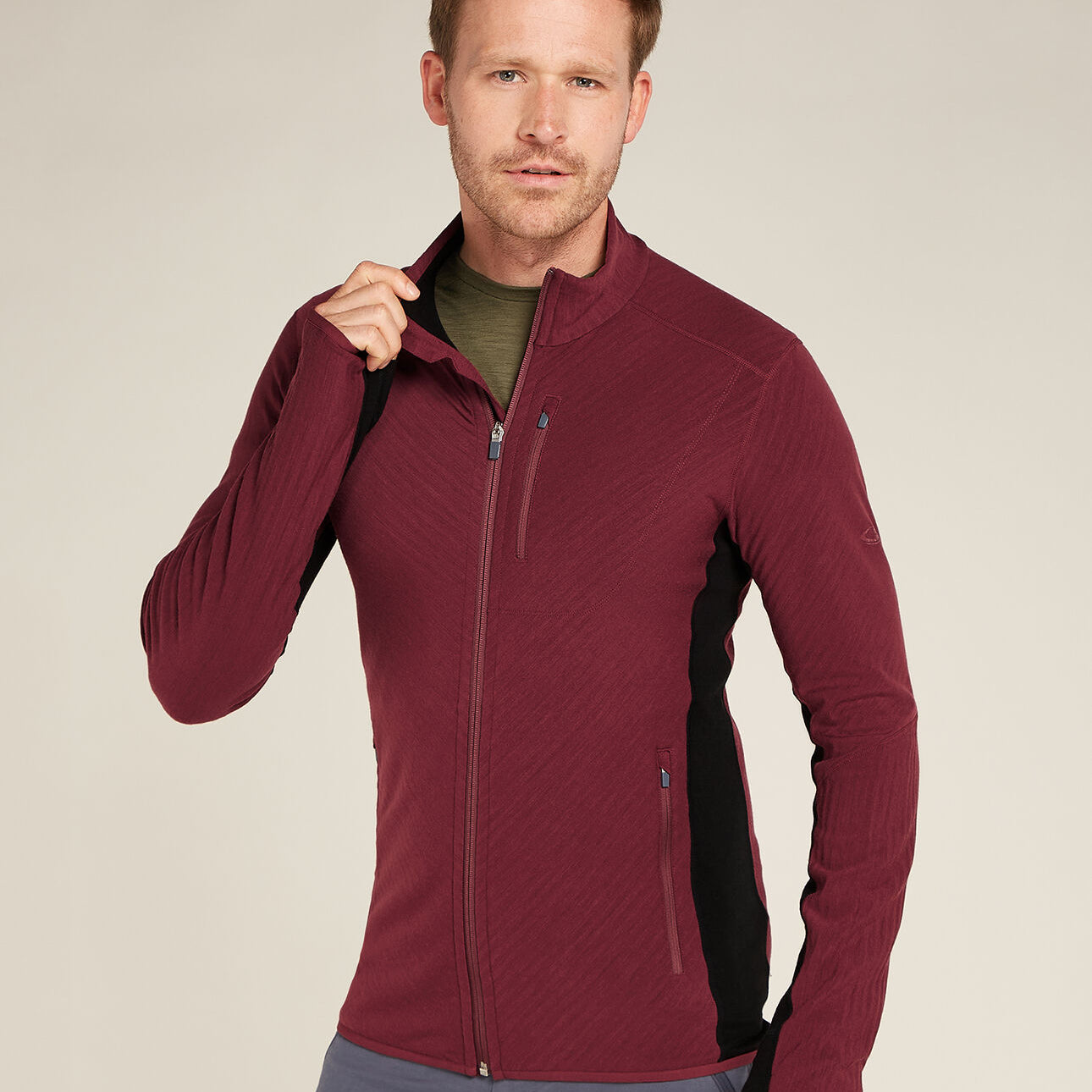 Descender Long Sleeve Zip Jacket (Men's) - IBB04853 - Past Season