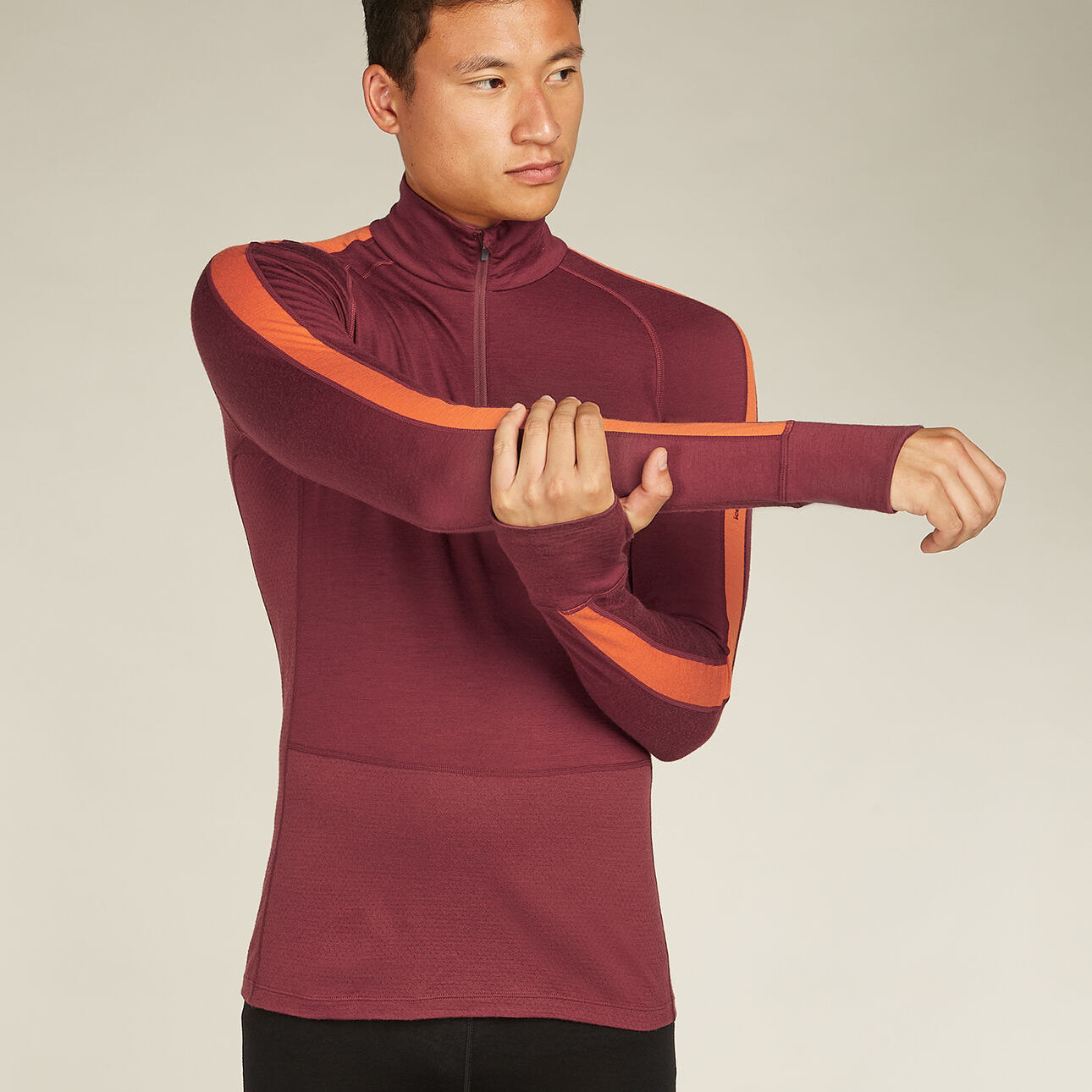 Merino 200 ZoneKnit™ Long Sleeve Half Zip Thermal Top (Men's) - IBBA56H9 - Past Season