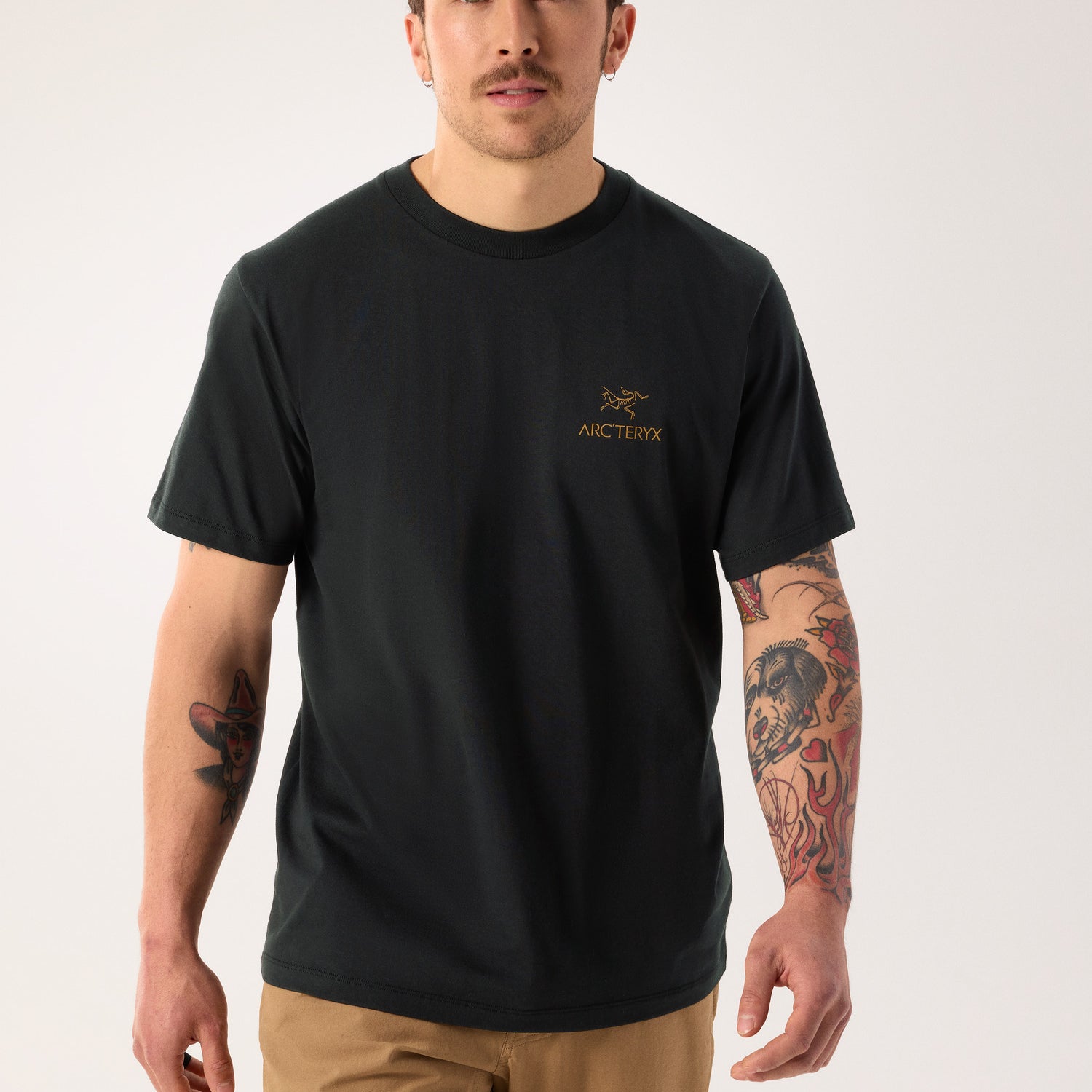 Kragg SL Cotton Bird Word Shirt SS (Men's) - X000009535