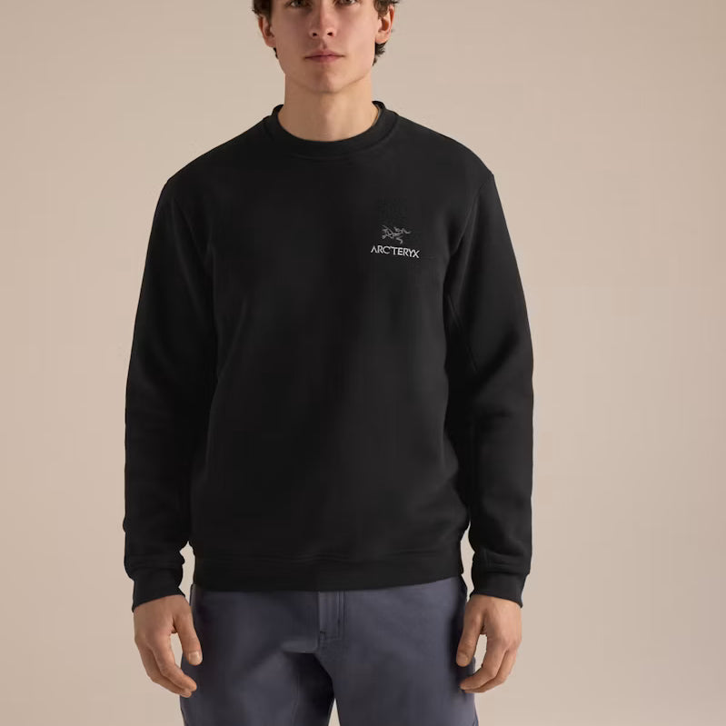 Emblem Fleece Crew Neck Pullover (Men's) - X000009787