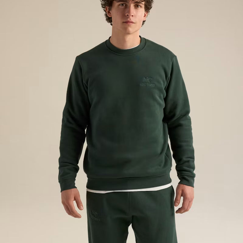 Emblem Fleece Crew Neck Pullover (Men's) - X000009787