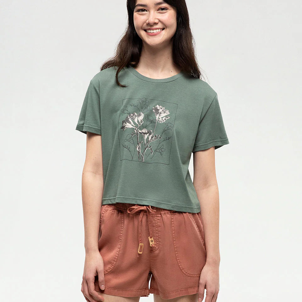 Floral Crop T-Shirt (Women's) - TCW5732 - Past Season