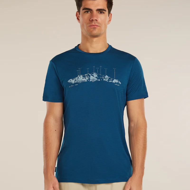 Merino 150 Tech Lite Short Sleeve Tee The Peaks (Men's)