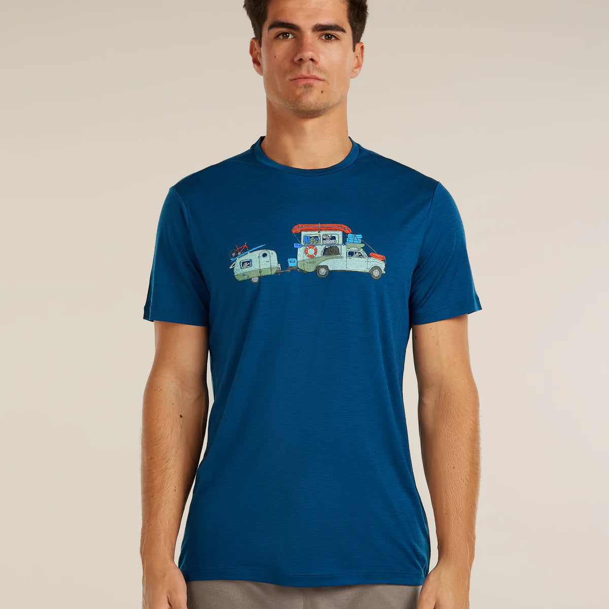 Merino 150 Tech Lite Short Sleeve Tee Transportage (Men's) - IB0A57FL