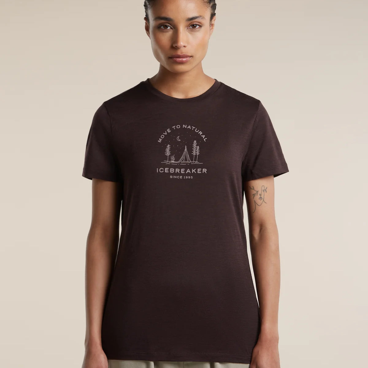 Merino 150 Tech Lite Short Sleeve Tee Peaceful Pass Sleeve (Women's) - IB0A57JN