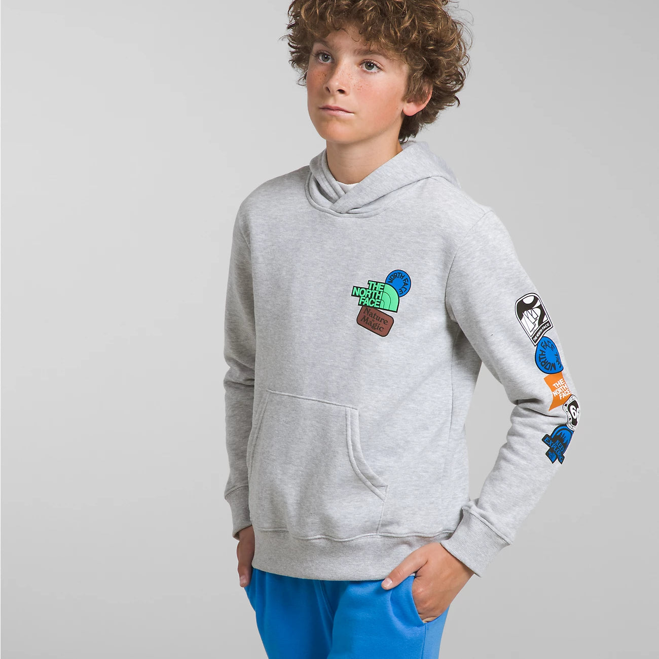 Camp Fleece Pullover Hoodie (Boys') - NF0A82SW - Past Season