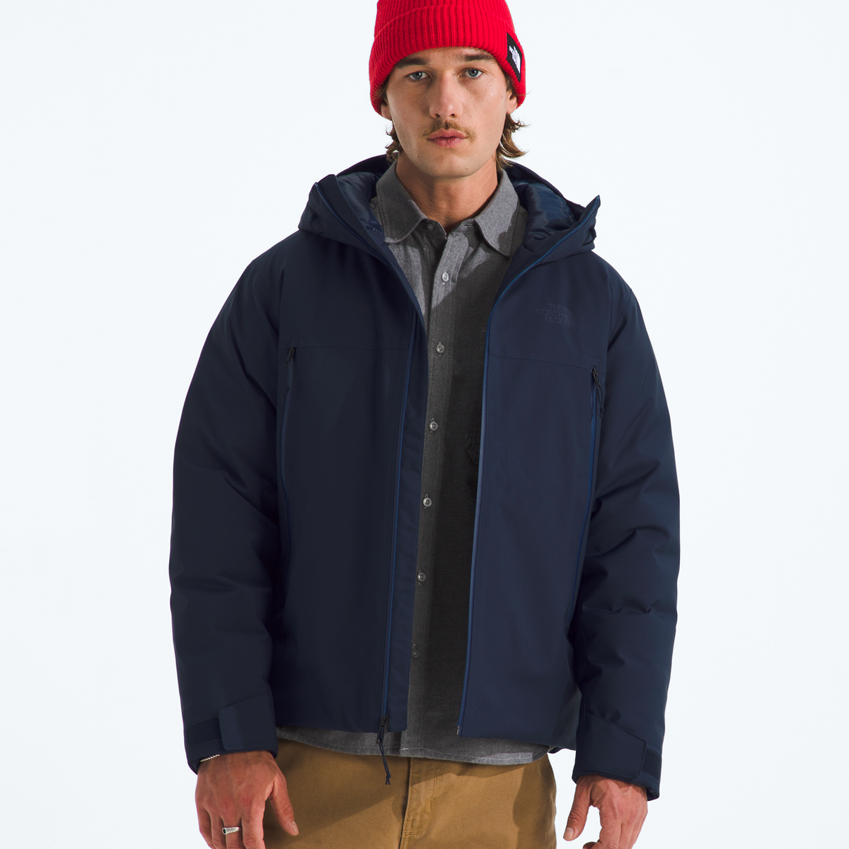 Mountain Range Down Hooded Jacket (Men's) - NF0A88WD