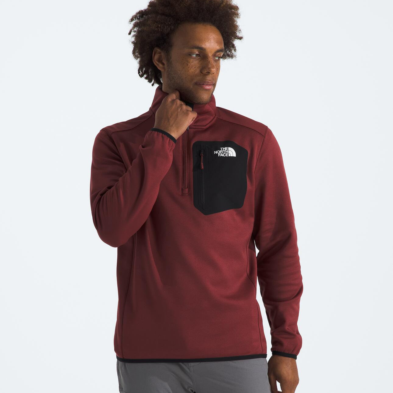 Crest 1/4-Zip Fleece Jacket (Men's) - NF0A897D - Past Season