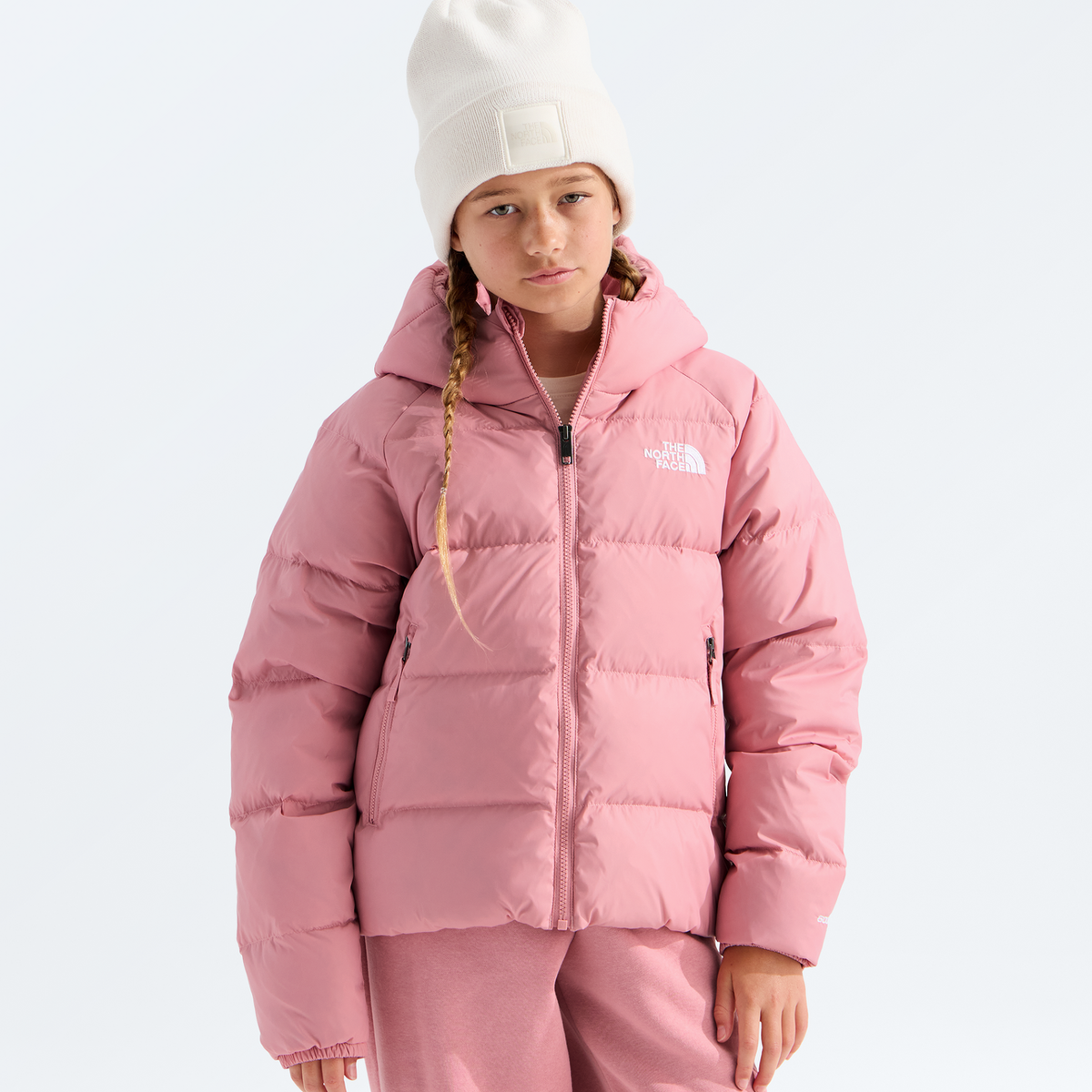 Hydrenalite™ Down Hooded Jacket (Girls') - NF0A8H3W