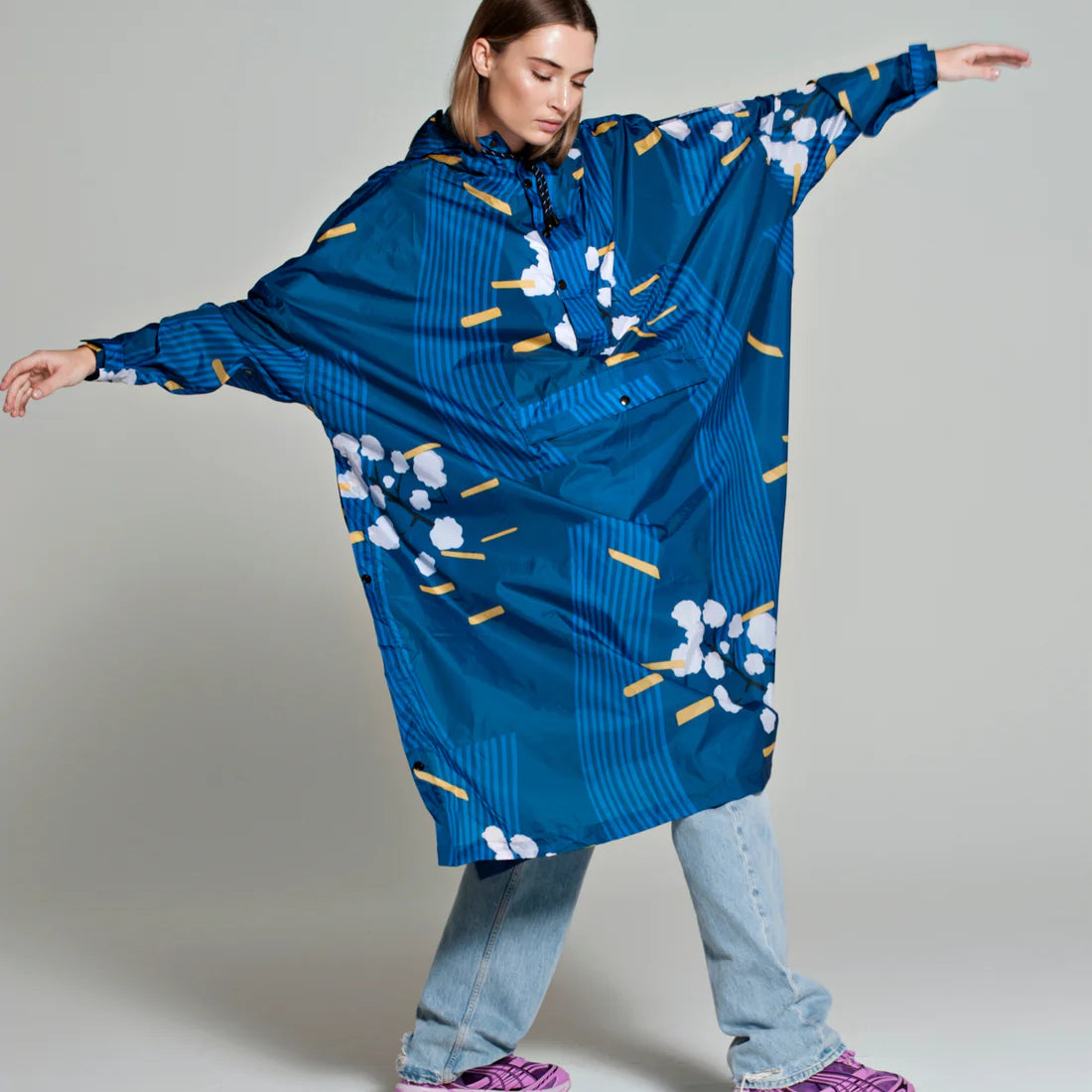 Japanese Blossom - Rain Poncho