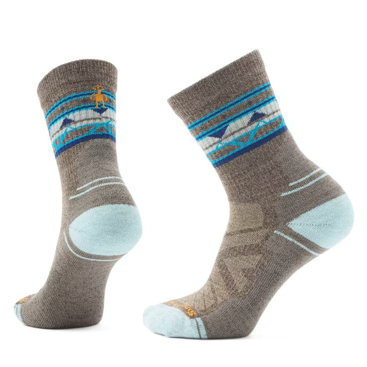 Hike Light Cushion Zig Zag Valley Mid Crew Socks (Women's) - SW001580