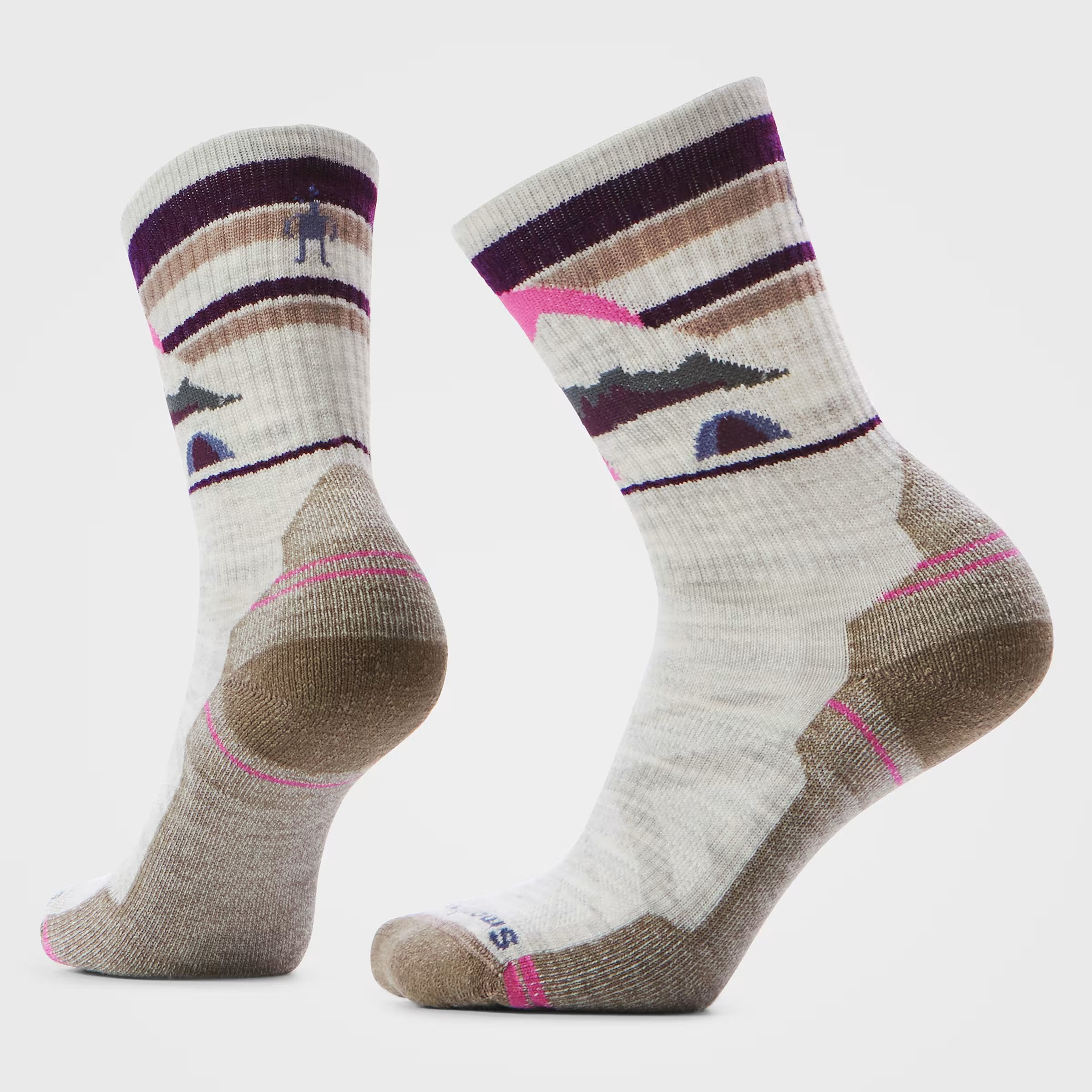 Hike Light Cushion Mountain Moon Crew Socks (Women's) - SW002272