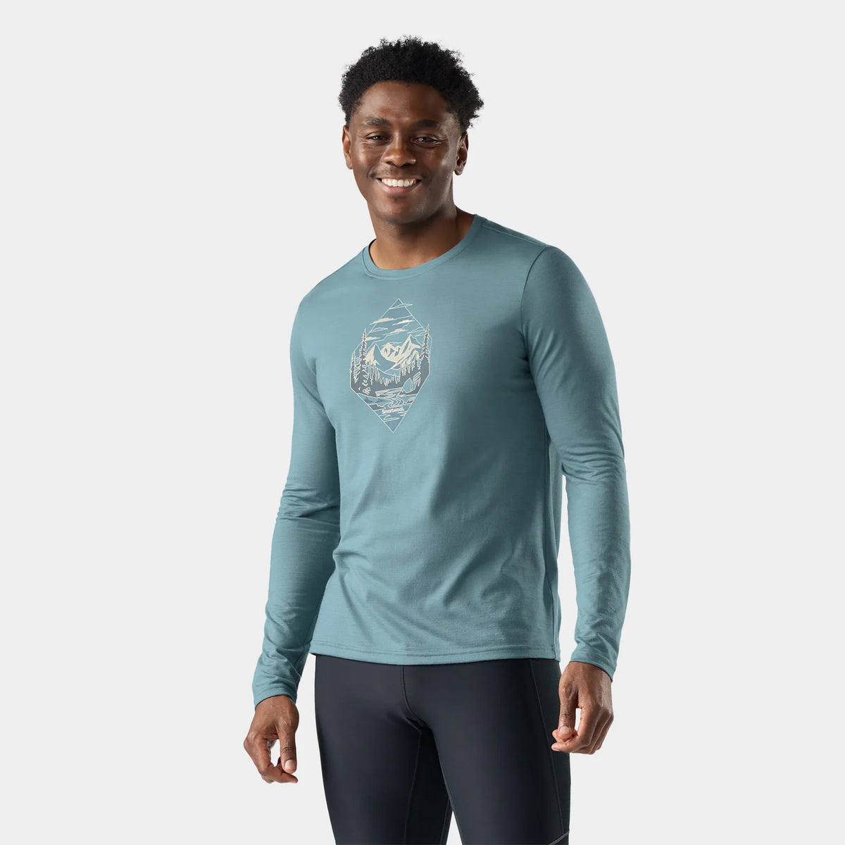Wander Valley Active Long Sleeve Graphic Tee (Men's) - SW003169