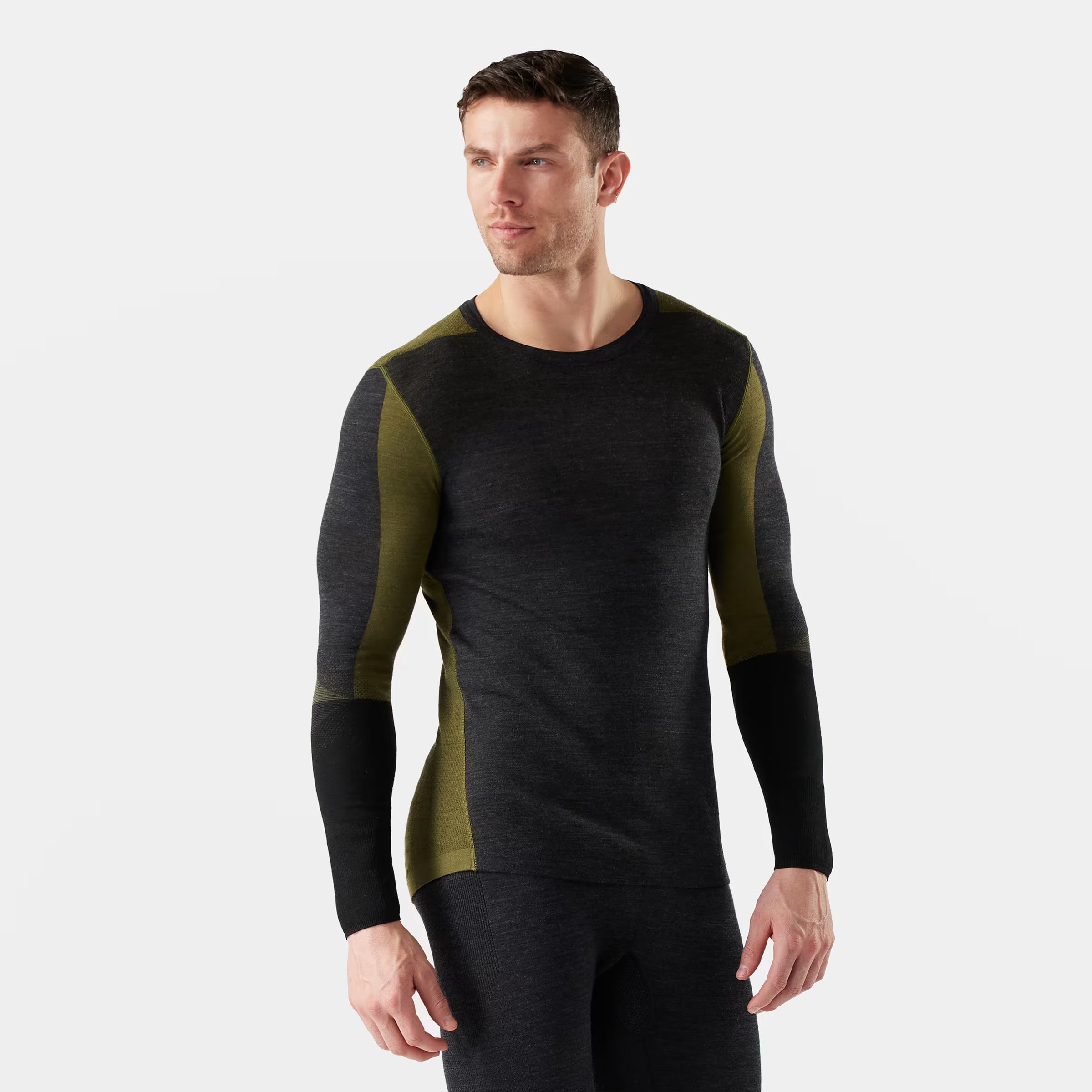 Intraknit™ Thermal Merino Base Layer Colorblock Crew (Men's) - SW016453