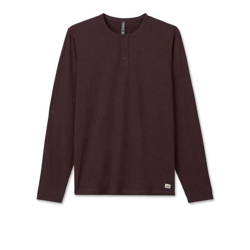 Long-Sleeve Ease Performance Henley (Men's) - V194 - Past Season