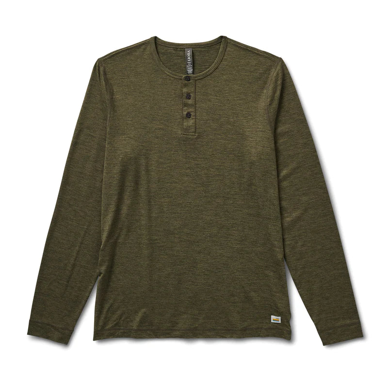 Long-Sleeve Ease Performance Henley (Men's) - V194 - Past Season