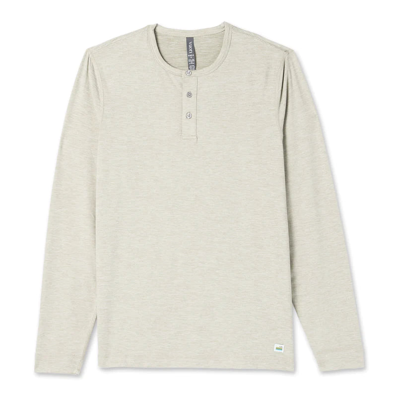 Long-Sleeve Ease Performance Henley (Men's) - V194 - Past Season