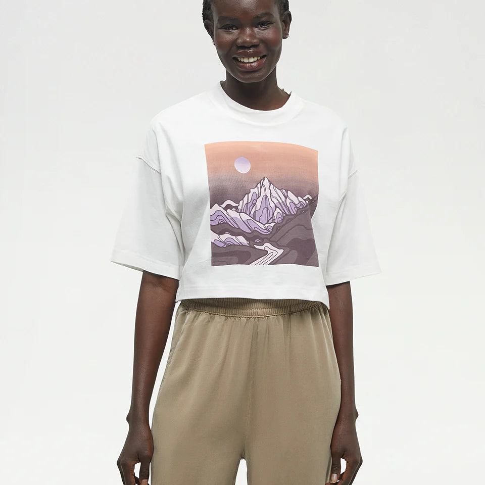 Emerald Edge Oversized Crop T-Shirt (Women's) - TCW6161 - Past Season