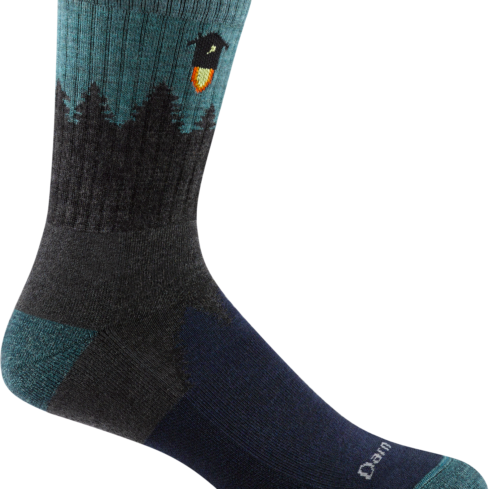 Number 2 Micro Crew Midweight Hiking Sock w/ Cushion (Men's) - D1974M