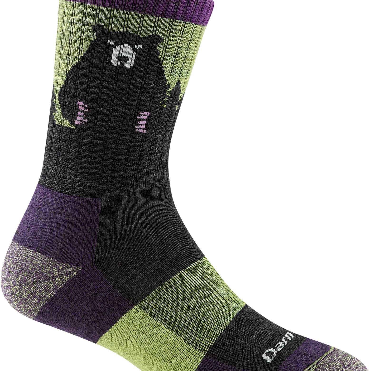 Bear Town Micro Crew Lightweight Hiking Sock (Women's) - D1970W