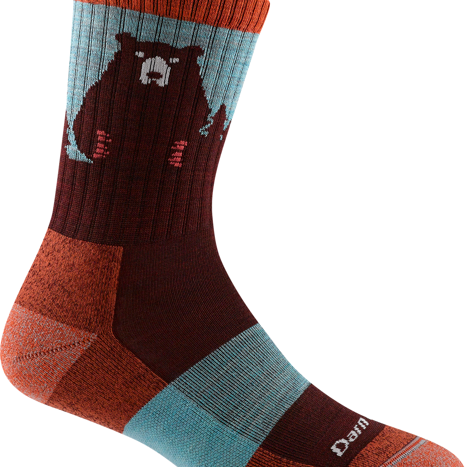 Bear Town Micro Crew Lightweight Hiking Sock (Women's) - D1970W