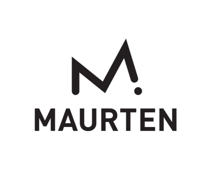 Maurten Logo with black M on white background