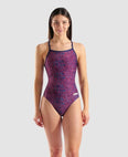 Snakeskin Swimsuit Lightdrop Back (Women's)