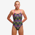 Up Down - Single Strap One Piece Swimsuit (Girl's)