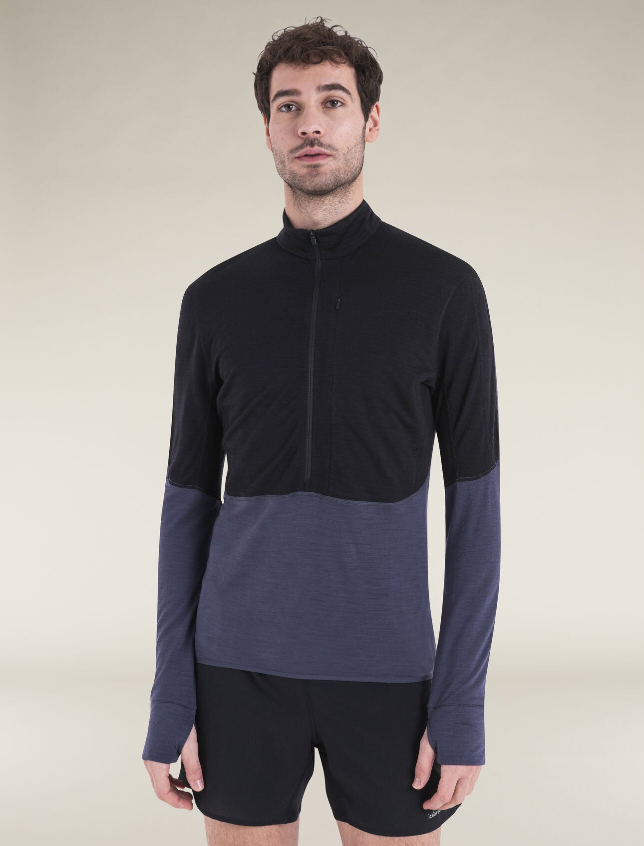 Merino Blend 200 Realfleece™ Descender Long Sleeve Half Zip Jacket (Men's) - IBBA56VY - Past Season