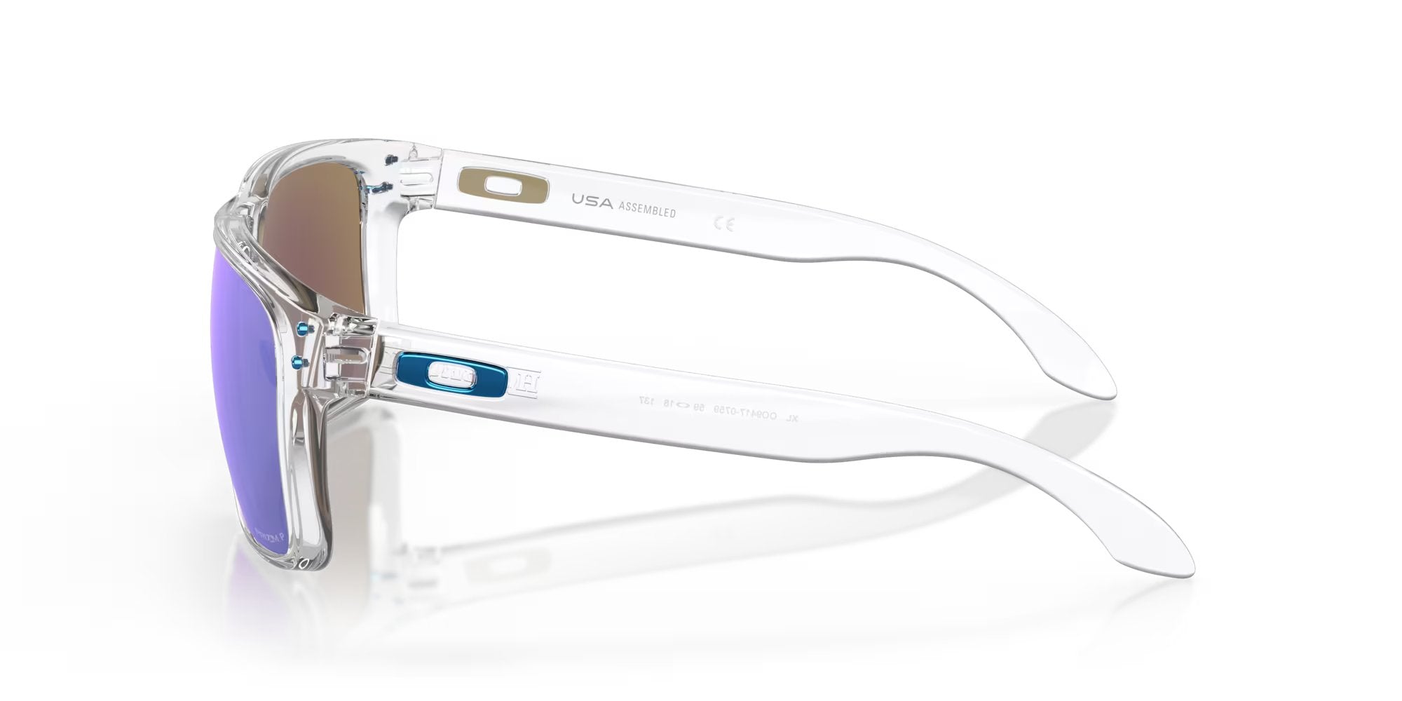 Oakley - Holbrook XL - Polished Clear Frame w/ PRIZM Sapphire