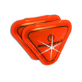 Vizlet™ Flash Mini Flashing Magnetic Reflectors 2-Pack