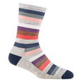 Mystic Stripe Crew Lightweight Lifestyle Sock with Cushion (Women's) - D1644W