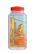 32oz Wide Mouth Stained Glass Print Bottles