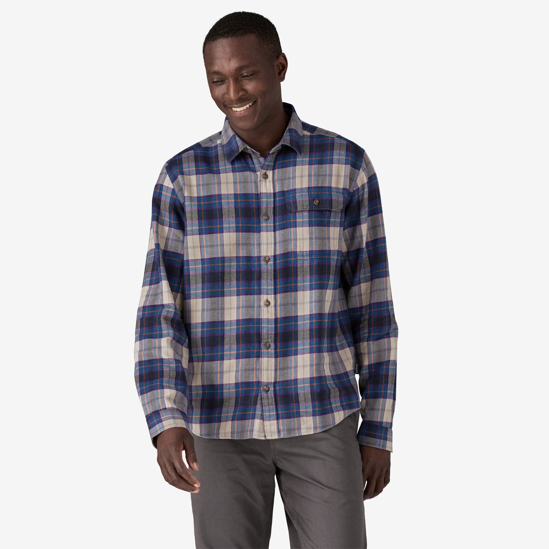 Patagonia - Men's Long-Sleeved Lightweight Fjord Flannel Shirt