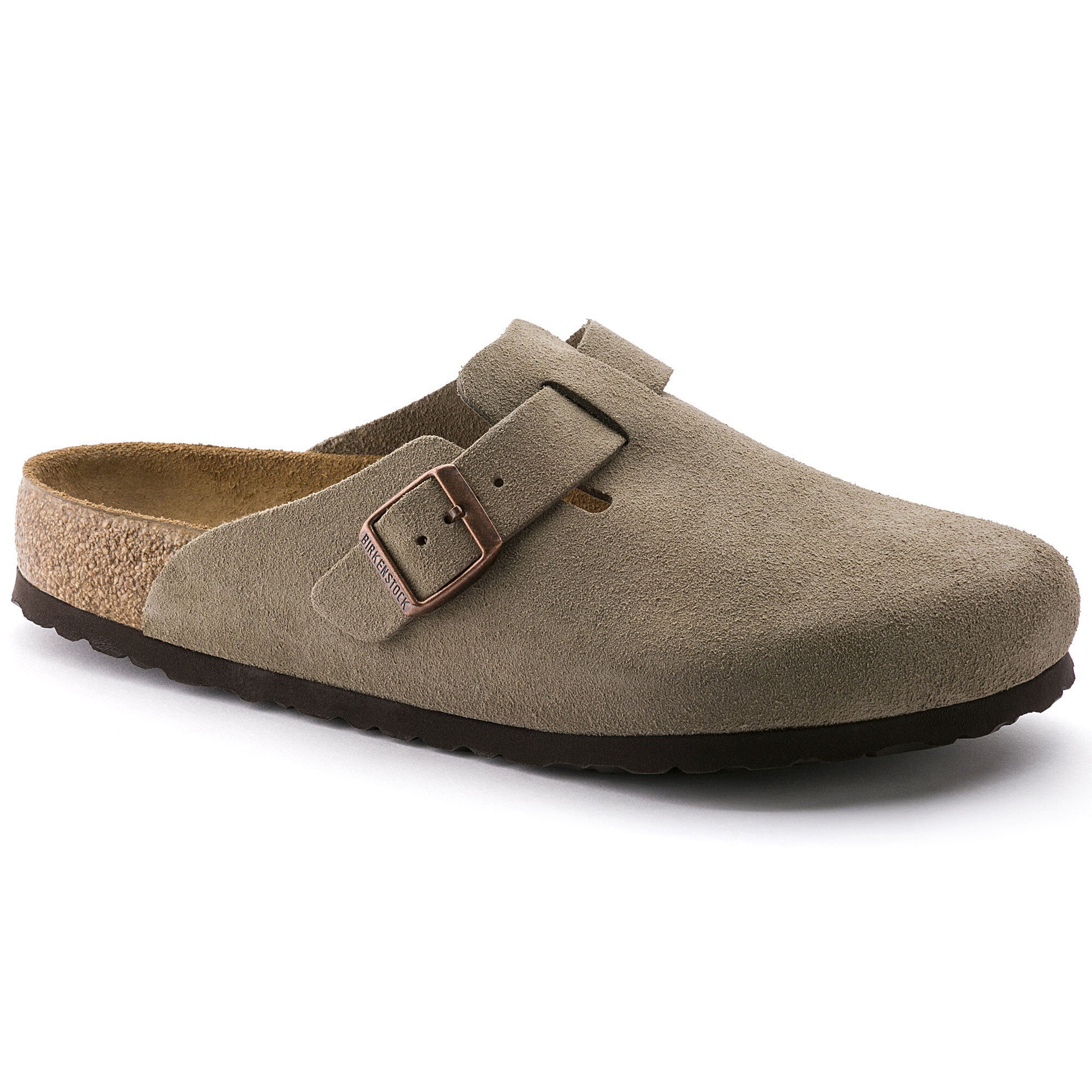 靴 BIRKENSTOCK BOSTON TAUPE Birkenstock Boston Soft Footbed / Taupe – Livestock