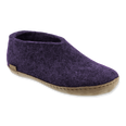 Shoe with Leather Sole - Purple