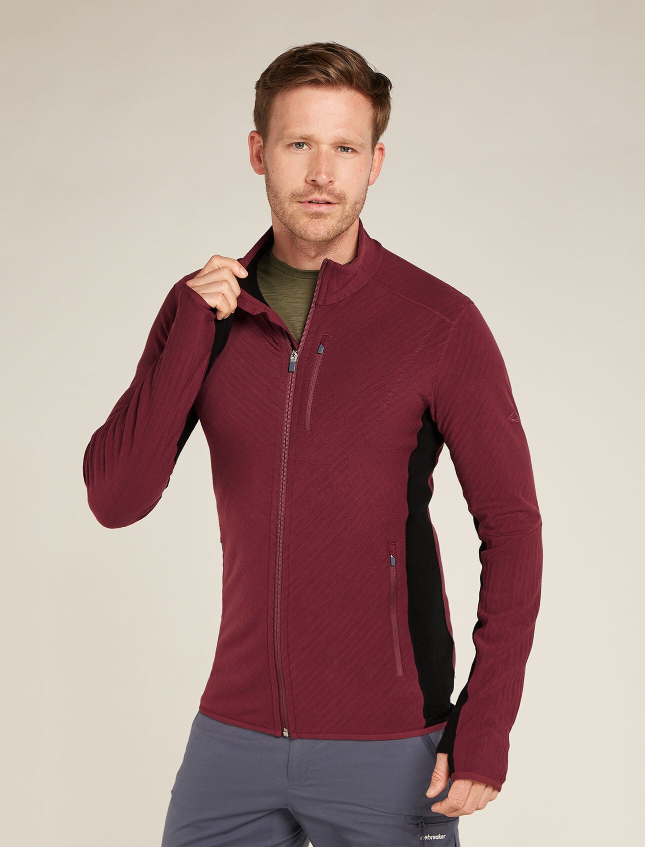 Descender Long Sleeve Zip Jacket (Men's) - IBB04853 - Past Season