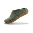 Slip-On with Natural Rubber Sole - Moss