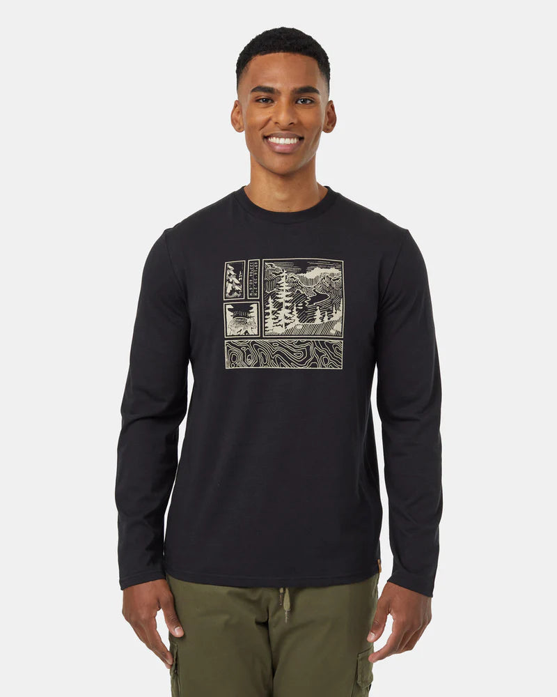 Topography Stamp Longsleeve (Men's) - TCM6005