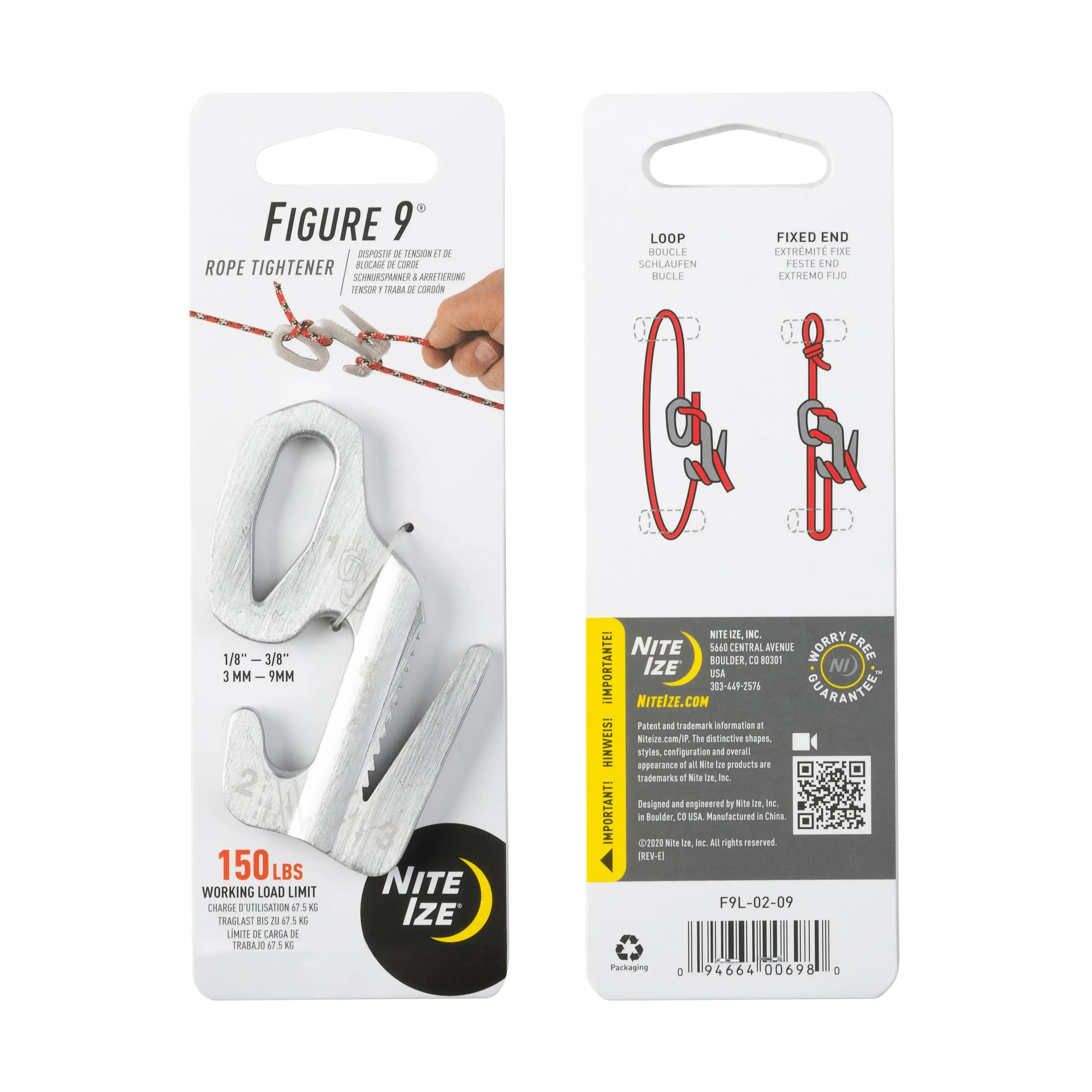 Nite Ize - Figure 9® Rope Tightener – The Outfitters Adventure Gear and  Apparel