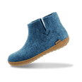 Boot with Natural Rubber Sole - Petrol