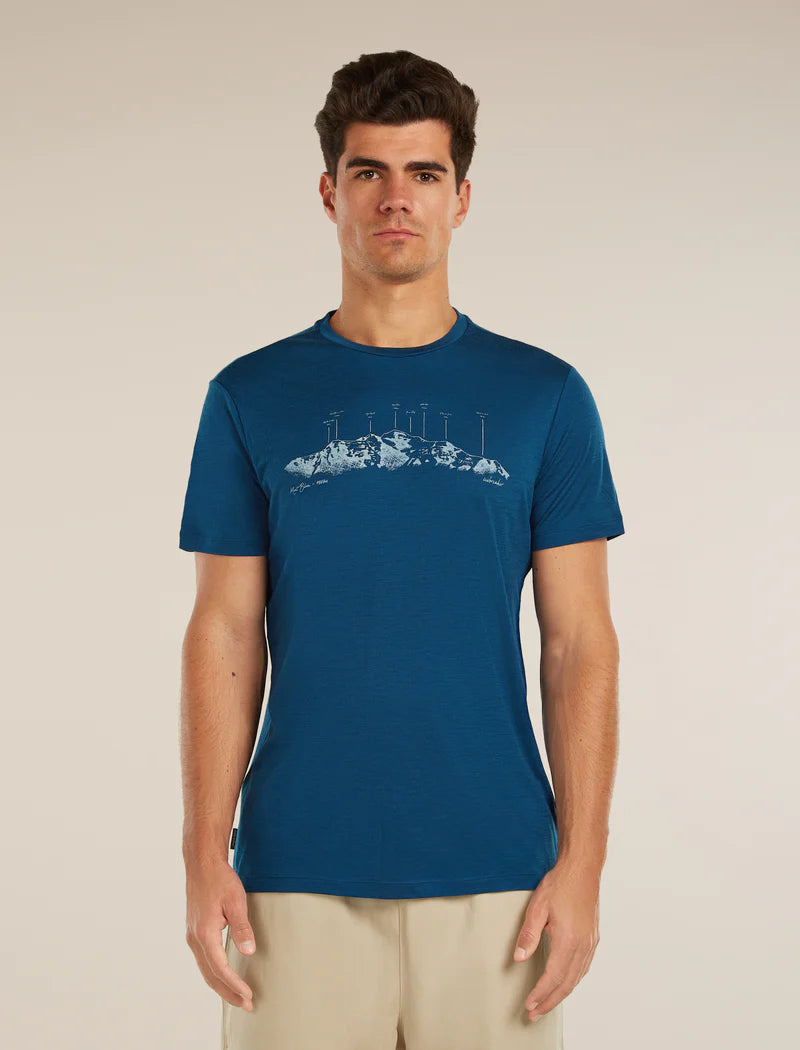 Merino 150 Tech Lite Short Sleeve Tee The Peaks (Men's)