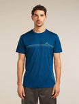 Merino 150 Tech Lite Short Sleeve Tee Range Stripes (Men's)